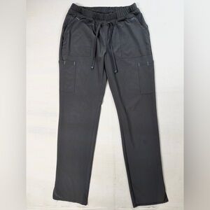 Scrubstar Unisex Solid Gray With Drawstring Pants Size A Stretch Durable